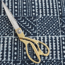 Load image into Gallery viewer, Hand block dabu printed indigo on cotton fabric
