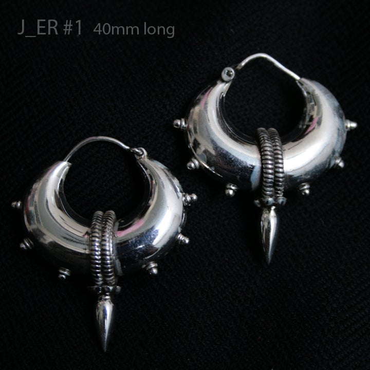 Handmade sterling silver earrings