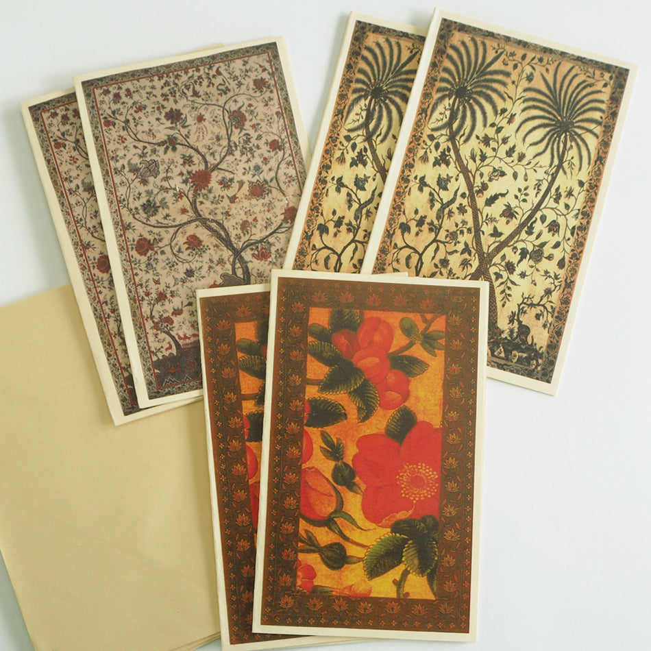 Handmade greeting cards with envelopes