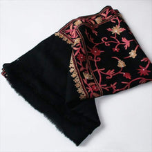 Load image into Gallery viewer, Embroidered wool Kashmiri shawl
