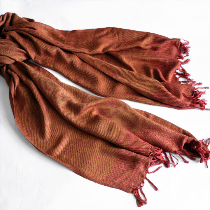 Fair trade eri silk shawl