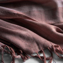 Load image into Gallery viewer, Hand woven organic cotton shawl
