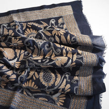Load image into Gallery viewer, Hand embroidered silk shawl by Afroza Khatun
