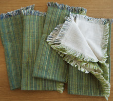 Load image into Gallery viewer, Double sided cotton table napkins - set of four
