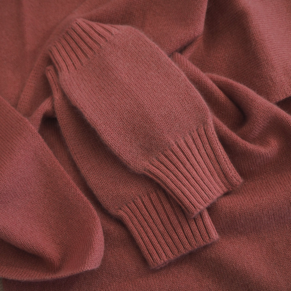 Fine knit cashmere fair trade scarf from Nepal.